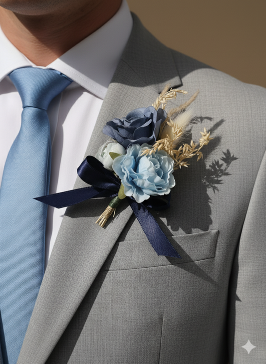 The Modern Boutonniere for Men: A Timeless Accessory for Grooms & Best Men