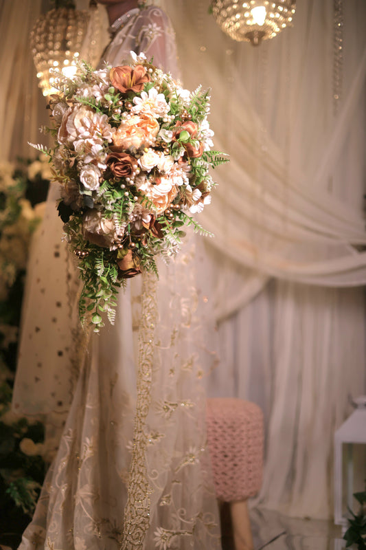 Customised Bridal Bouquet by Jachkriz Studio – Elegant Wedding Floral Arrangement