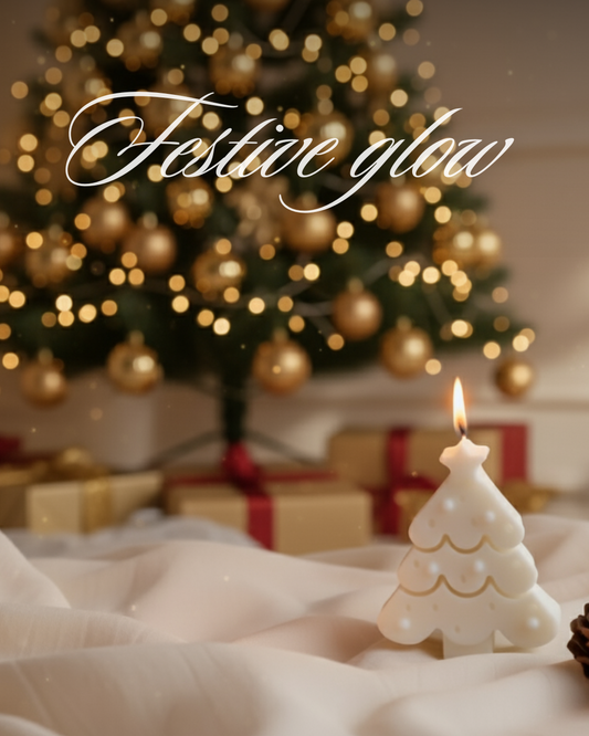 Christmas Candles scented soy wax  eco-friendly candle made in India  for festive and gifting 