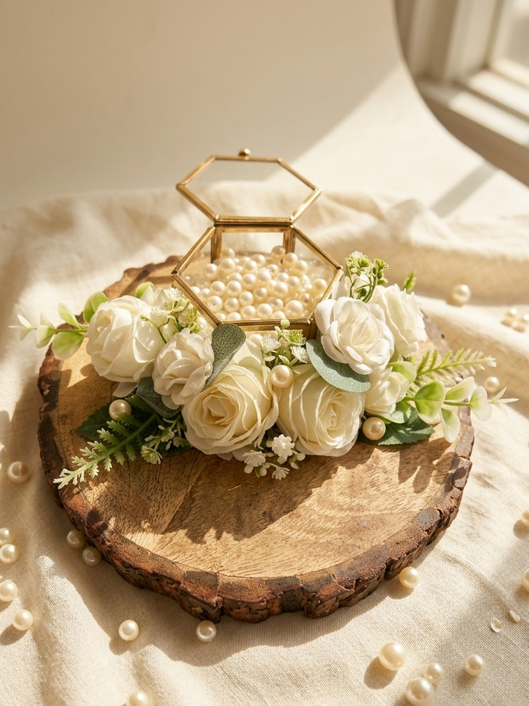 Pearl Garden Ring Holder