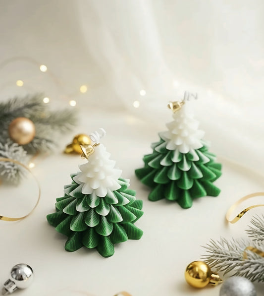 Snow light scented christmas candle- 1 pc