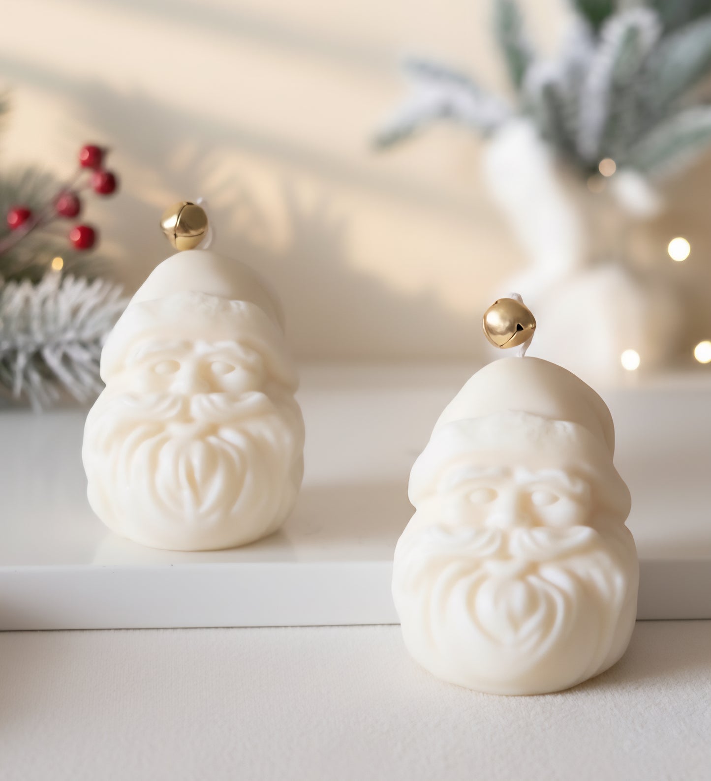 Snowbeard Santa scented candle-1pc