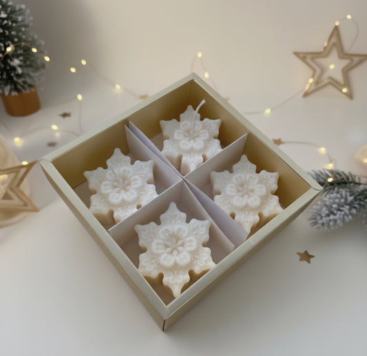 Frost kiss scented candle gift box- pack of 4