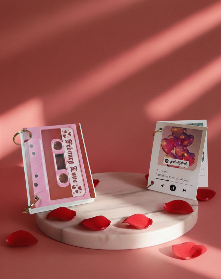All of me- Music love notes flip book