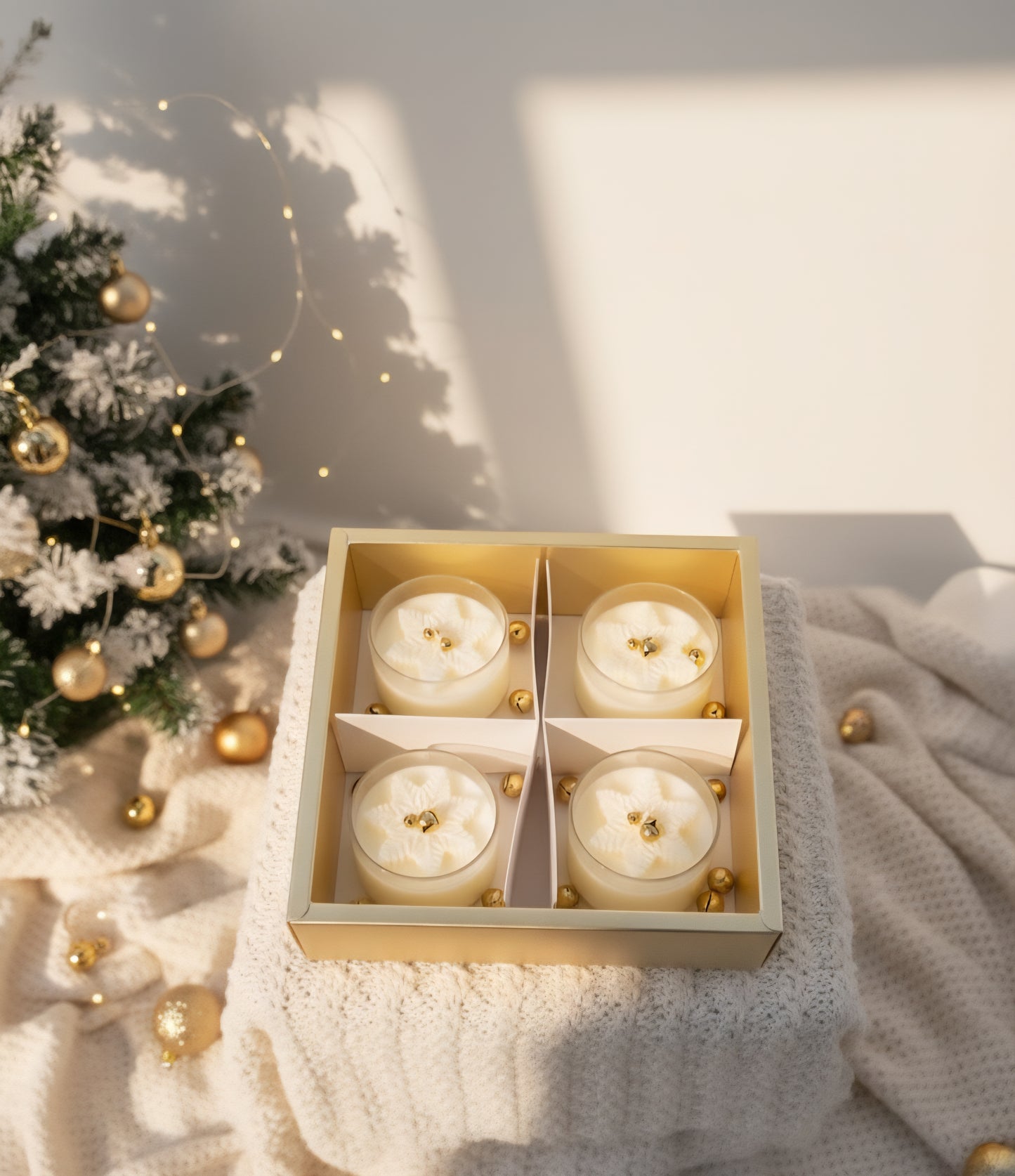 Golden snow glow- 4 pcs