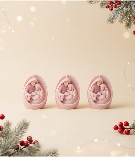 Holy Family Scented Candle-1pc