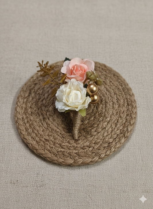 Velvet Dawn Boutonniere